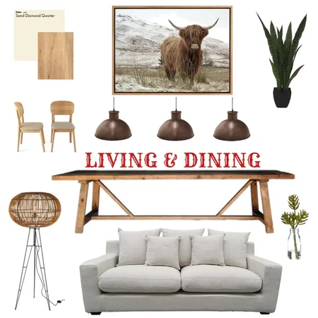 Living &amp; Dining Interior Design Mood Board by Seasand.interiors on Style Sourcebook