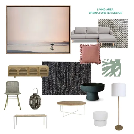 SWAY (CLARKE) LIVING Interior Design Mood Board by Briana Forster Design on Style Sourcebook