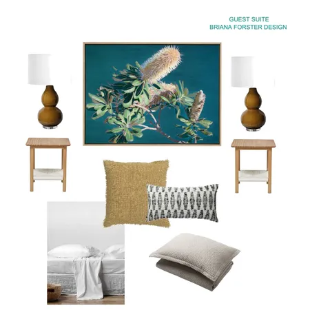 SWAY (CLARKE) GUEST Interior Design Mood Board by Briana Forster Design on Style Sourcebook