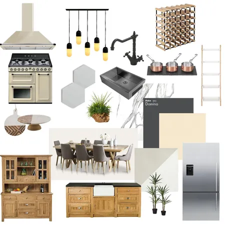 Modern Farmhouse Mood Board Interior Design Mood Board by Caterina on Style Sourcebook