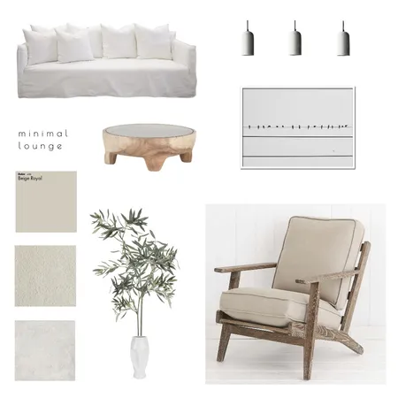 Minimal Lounge Interior Design Mood Board by laurenllef on Style Sourcebook