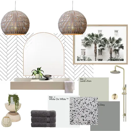 Plantation Bathroom 2 Interior Design Mood Board by SALT SOL DESIGNS on Style Sourcebook