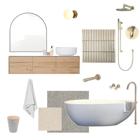 Neutral bath Interior Design Mood Board by JuanitaRose on Style Sourcebook