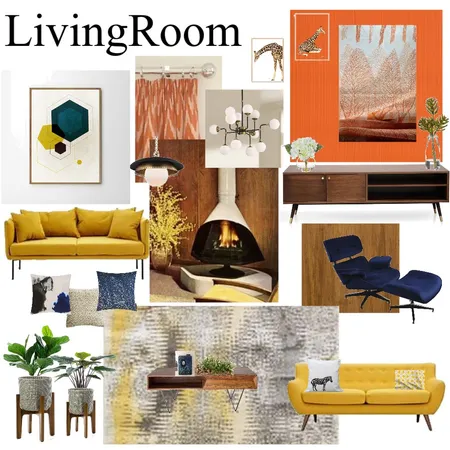 Living room Interior Design Mood Board by antonella on Style Sourcebook