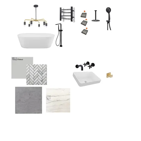 Master Bath Interior Design Mood Board by awebstertx on Style Sourcebook