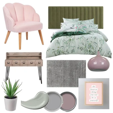 Teen Bedroom Interior Design Mood Board by giraffe on Style Sourcebook