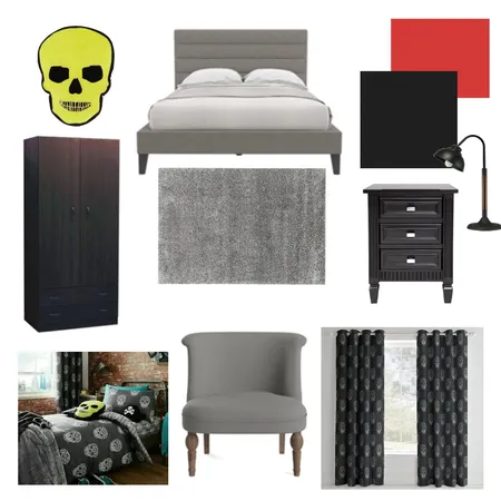 Sams Room Interior Design Mood Board by giraffe on Style Sourcebook