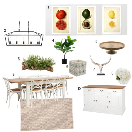 Dining Interior Design Mood Board by Mariyarose on Style Sourcebook