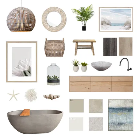 Coastal Interior Design Mood Board by AmmataDesigns on Style Sourcebook