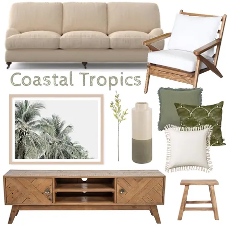 Coastal Tropics Interior Design Mood Board by __tashlee on Style Sourcebook