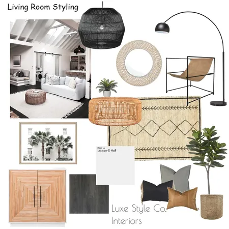 Living Room Coastal Interior Design Mood Board by Luxe Style Co. on Style Sourcebook
