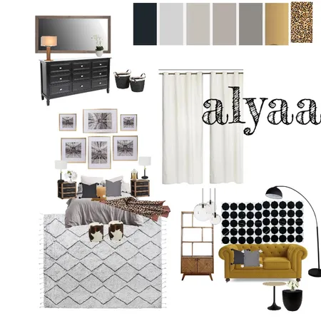 Bedroom 2 Interior Design Mood Board by Kaaam on Style Sourcebook