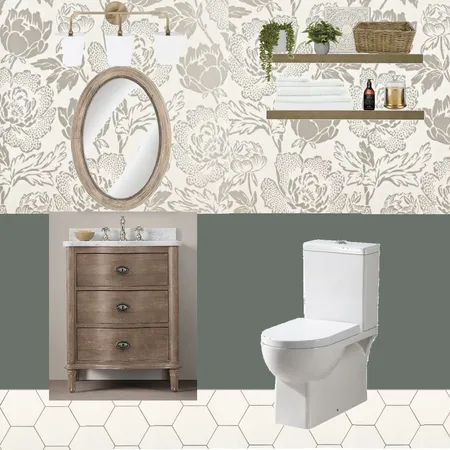 Powder Room- Module 9 Interior Design Mood Board by kimjensen on Style Sourcebook