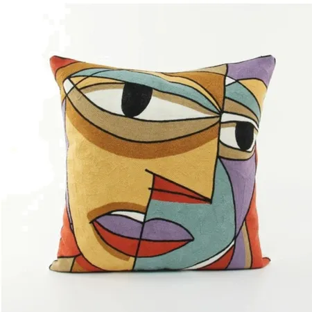 Painting Square Pillow Cover Interior Design Mood Board by accentpillowcasebaby on Style Sourcebook