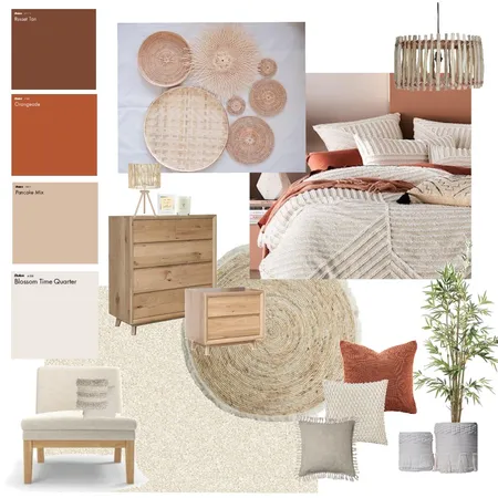 Boho Bedroom- A3 Part A Image 1 Interior Design Mood Board by Shaecarratello on Style Sourcebook