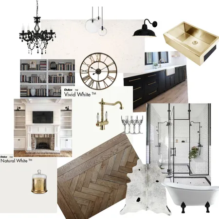 Modern FarmHouse Interior Design Mood Board by fioravantix on Style Sourcebook