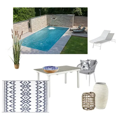 Garten grau &amp; aqua Interior Design Mood Board by Christinapeter on Style Sourcebook