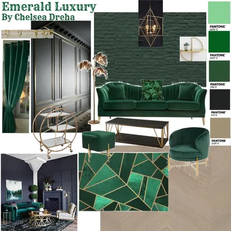 Emerald Luxury Mood Board 1 Interior Design Mood Board by ChelseaDreha on Style Sourcebook