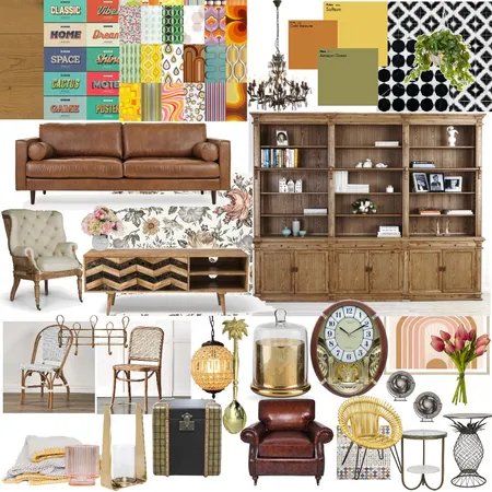 Vintage Mood board Interior Design Mood Board by miriancastilho on Style Sourcebook