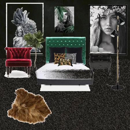 Dark room Interior Design Mood Board by savannah on Style Sourcebook