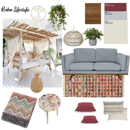 Boho Lifestyle Interior Design Mood Board by neenu_kiran on Style Sourcebook