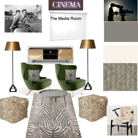 Media room Interior Design Mood Board by helentimpany on Style Sourcebook