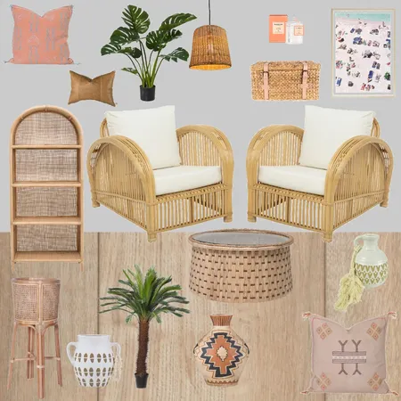 Rattan Interior Design Mood Board by jaydekellaway on Style Sourcebook