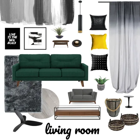 living room Interior Design Mood Board by indrapastorio on Style Sourcebook