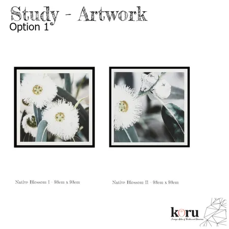 Anne - Study Artwork Option 1 Interior Design Mood Board by bronteskaines on Style Sourcebook