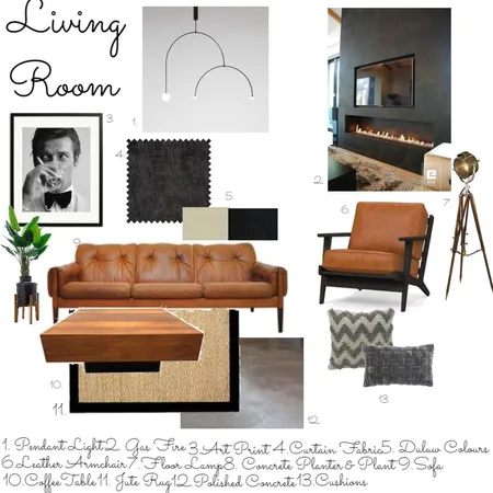 Module 9 Interior Design Mood Board by NicolaDee on Style Sourcebook