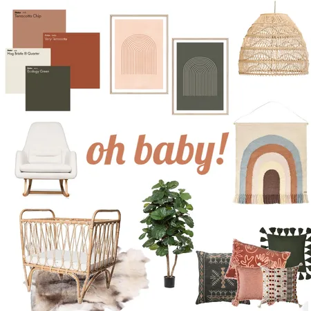 oh baby! (girl) Interior Design Mood Board by saige on Style Sourcebook