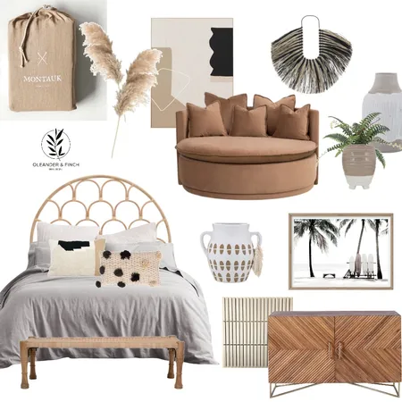 Nude earth tones Interior Design Mood Board by Oleander & Finch Interiors on Style Sourcebook