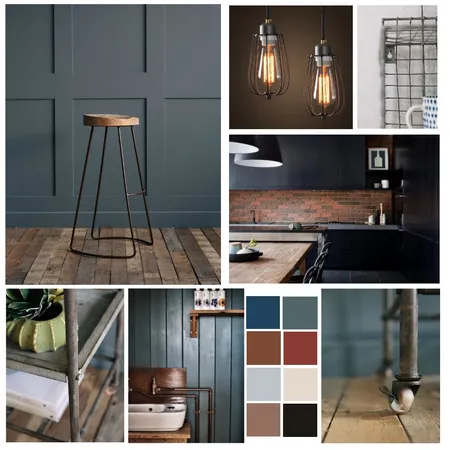 Industrial Mood Board Interior Design Mood Board by anarcay on Style Sourcebook