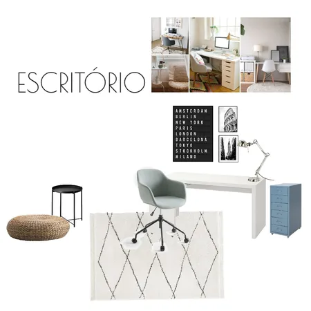 Escritório Interior Design Mood Board by sofiamloureiro on Style Sourcebook