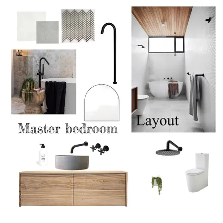 modern coastal ensuite Interior Design Mood Board by leahgrennan on Style Sourcebook