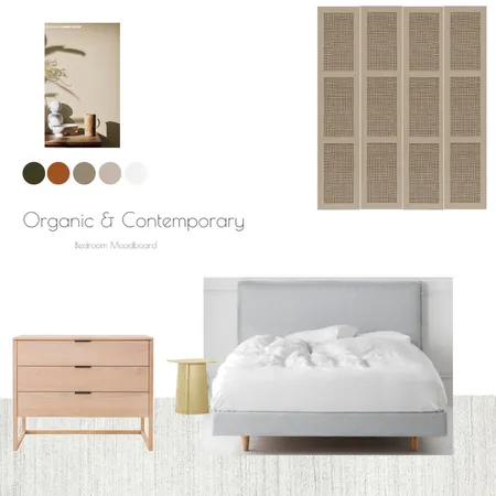 Organic & Contemporary Bedroom Interior Design Mood Board by Rozina on Style Sourcebook