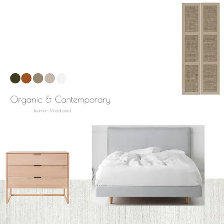 Organic & Contemporary Bedroom Interior Design Mood Board by Rozina on Style Sourcebook