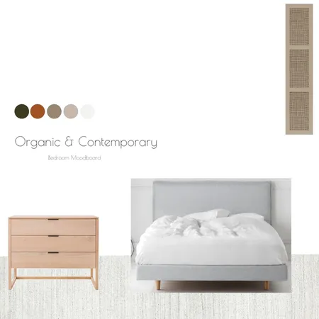 Organic & Contemporary Bedroom Interior Design Mood Board by Rozina on Style Sourcebook