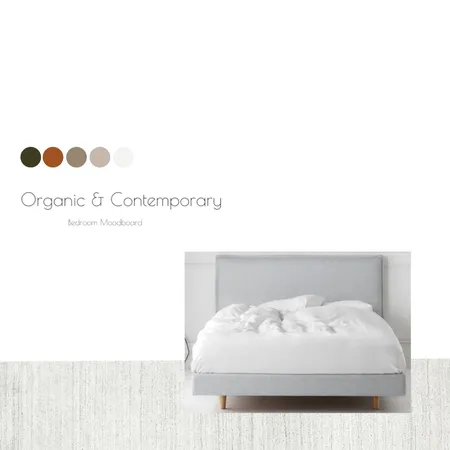 Organic & Contemporary Bedroom Interior Design Mood Board by Rozina on Style Sourcebook