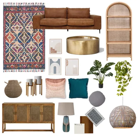 boho mood board Interior Design Mood Board by lesliejmccord on Style Sourcebook