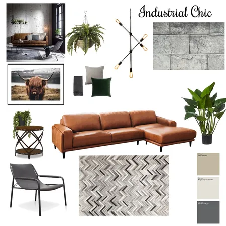 Industrial Chic Interior Design Mood Board by LisaHaywood on Style Sourcebook