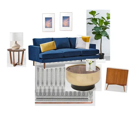 Midcentury living room Interior Design Mood Board by leasi820 on Style Sourcebook