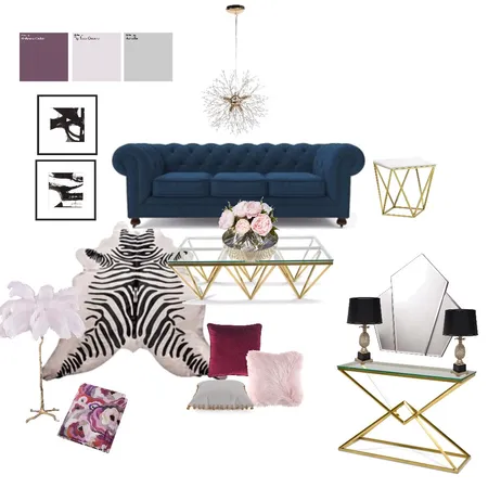 Hollywood Glam2 Interior Design Mood Board by wclark on Style Sourcebook