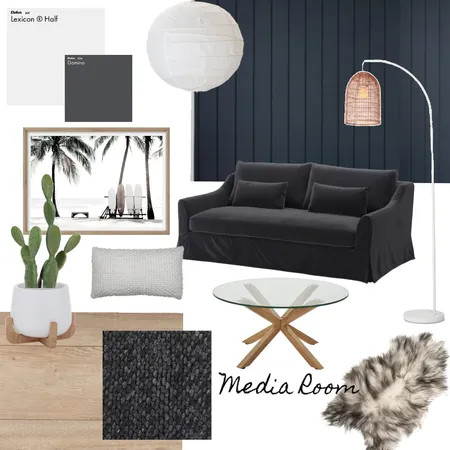 Media Room 2 Interior Design Mood Board by NAOMI.ABEL.LIFESTYLE on Style Sourcebook