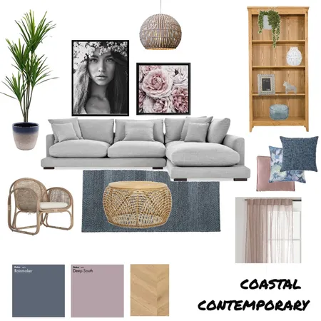 Coastal Contemporary Interior Design Mood Board by mariaagius on Style Sourcebook