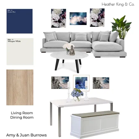 Amy & Juan Burrows Interior Design Mood Board by Heather King & Co. on Style Sourcebook