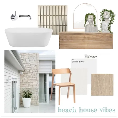 Beach House Vibes Interior Design Mood Board by Gazmic Design on Style Sourcebook