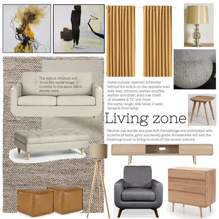 Living zone Interior Design Mood Board by DebiAni on Style Sourcebook