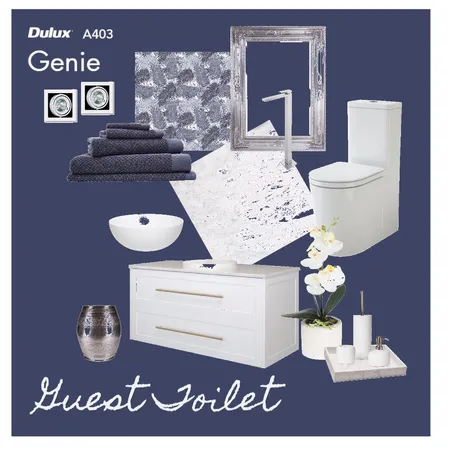 Guest ToiletA9 Interior Design Mood Board by myssel on Style Sourcebook