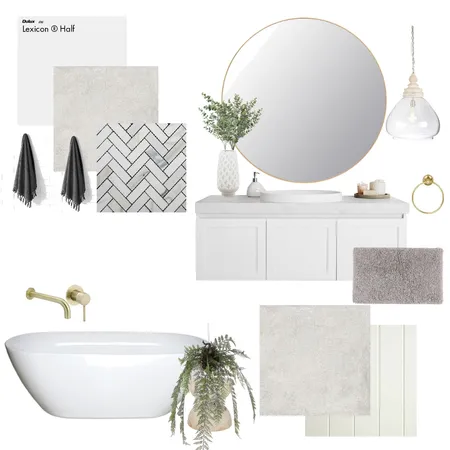 Hamptons Bathroom Interior Design Mood Board by shenaemc on Style Sourcebook